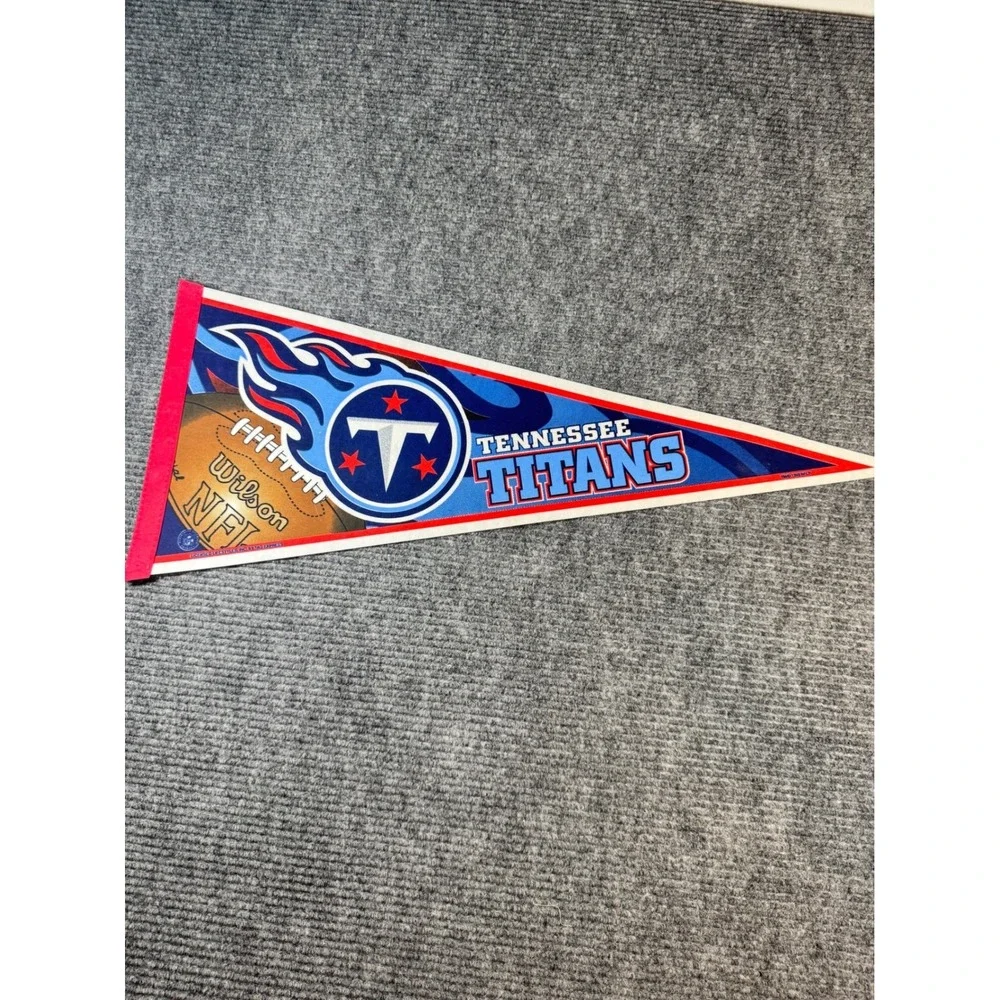 Tennessee Titans‎ NFL Pennant 1999 Wilson Football Sports Decor